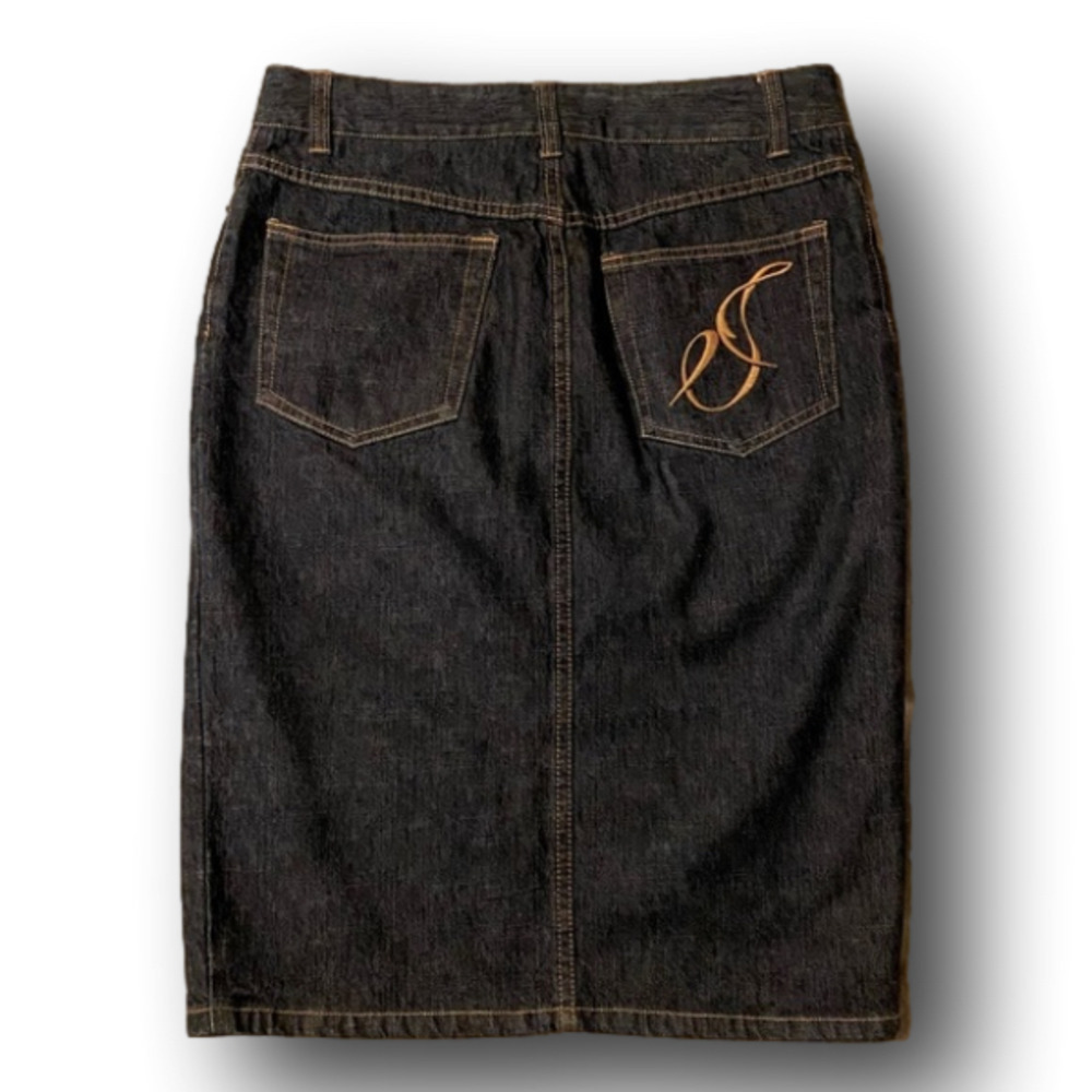 Jacob Denim skirt, dark denim.
